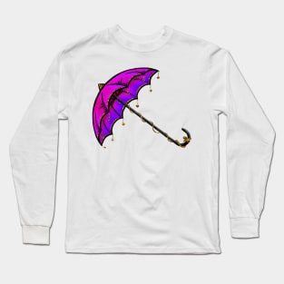 Pink Umbrella Long Sleeve T-Shirt